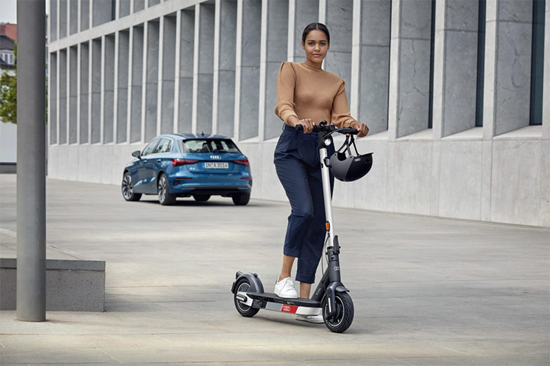 Audi electric kick scooter powered-by Segway