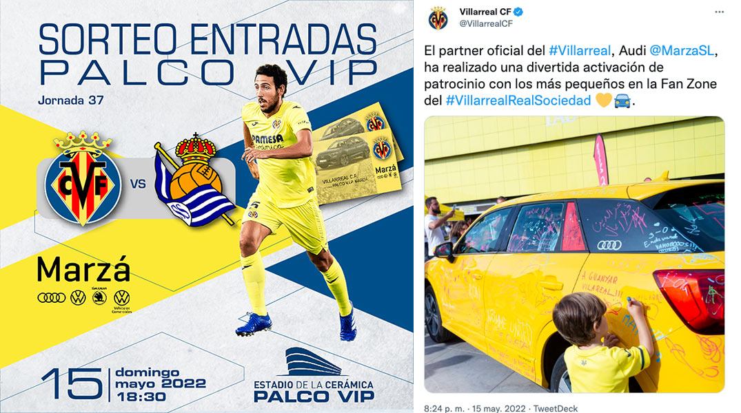 Audi Marzá de la mano con el Villarreal-CF